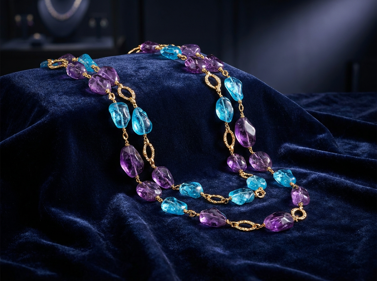 56-Inch Dramatic Length — full necklace