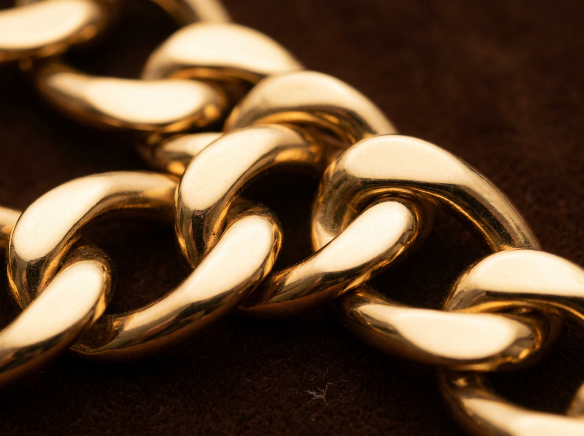 Luxe Gold-Plated Chain — chain detail